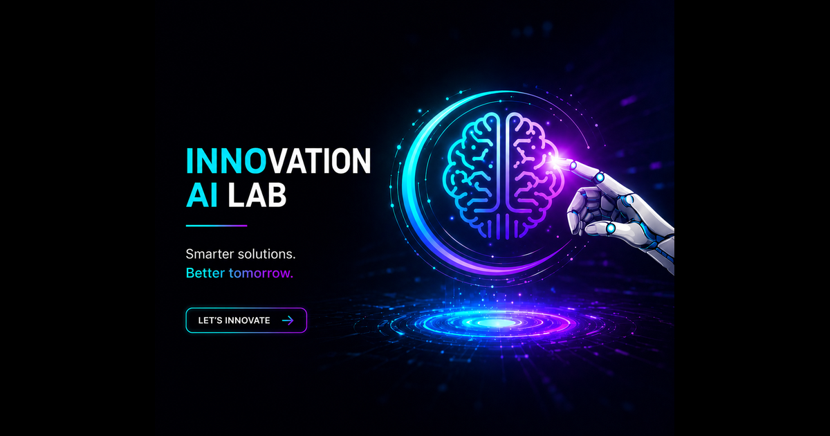 Innovation AI Lab website built by Web4real
